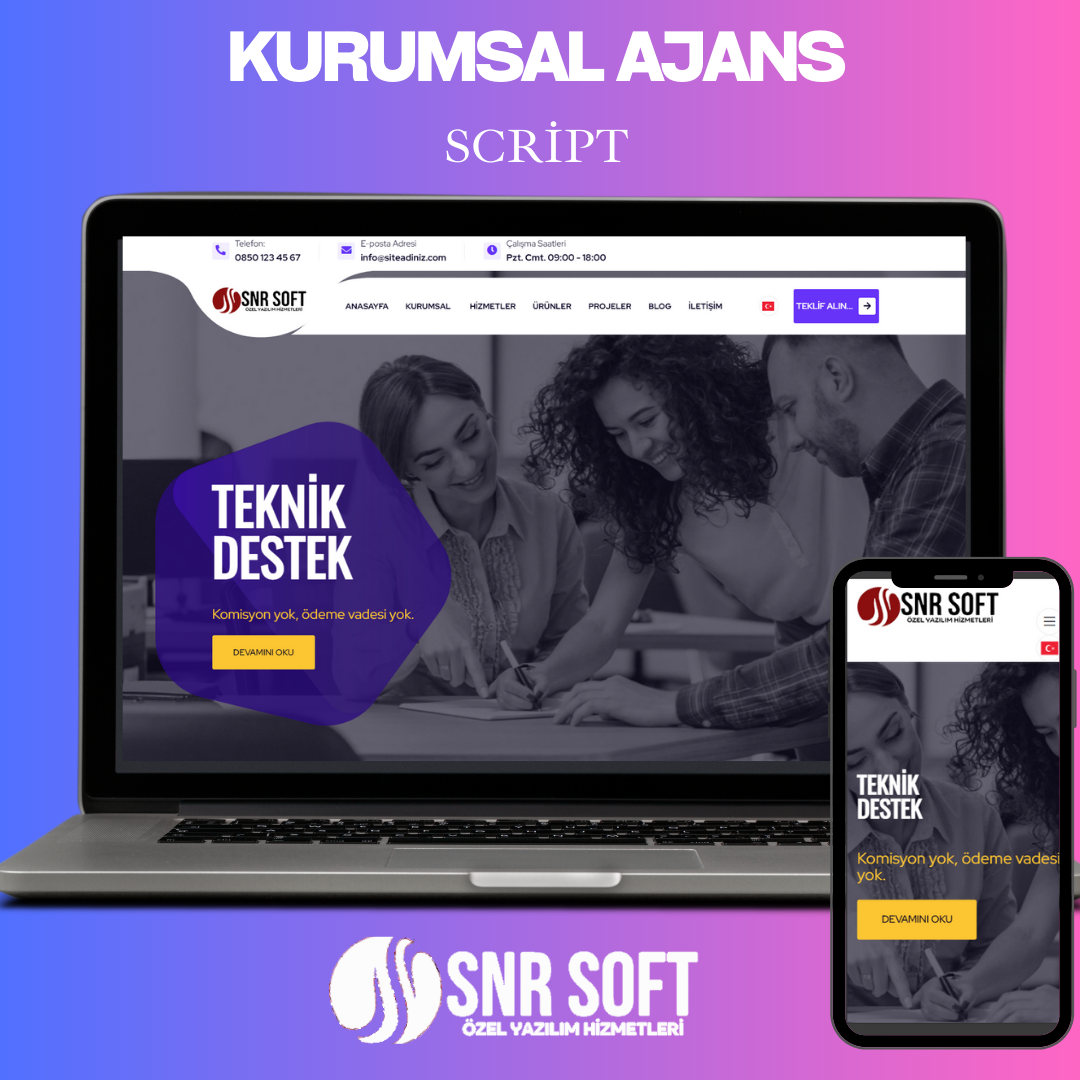 Teklif Butonlu Kurumsal Web Yönetim Scripti v14