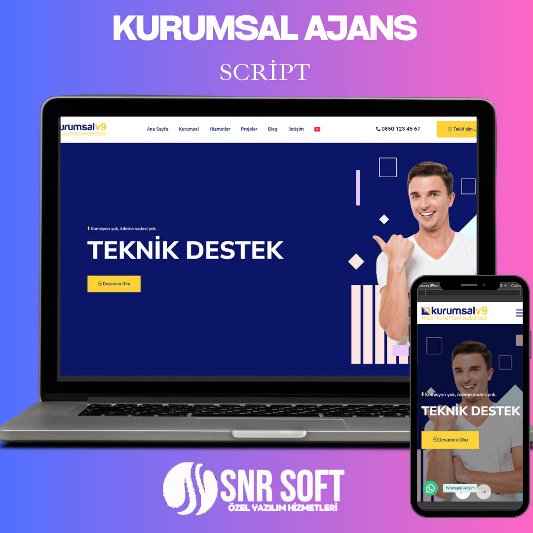 Kurumsal Web Sitesi Yönetim Scripti v15