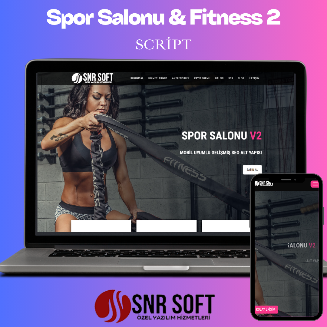 Spor Salonu & Fitness Scripti 2