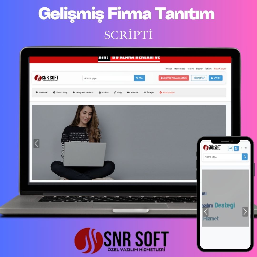 Gelişmiş Firma Tanıtım Scripti