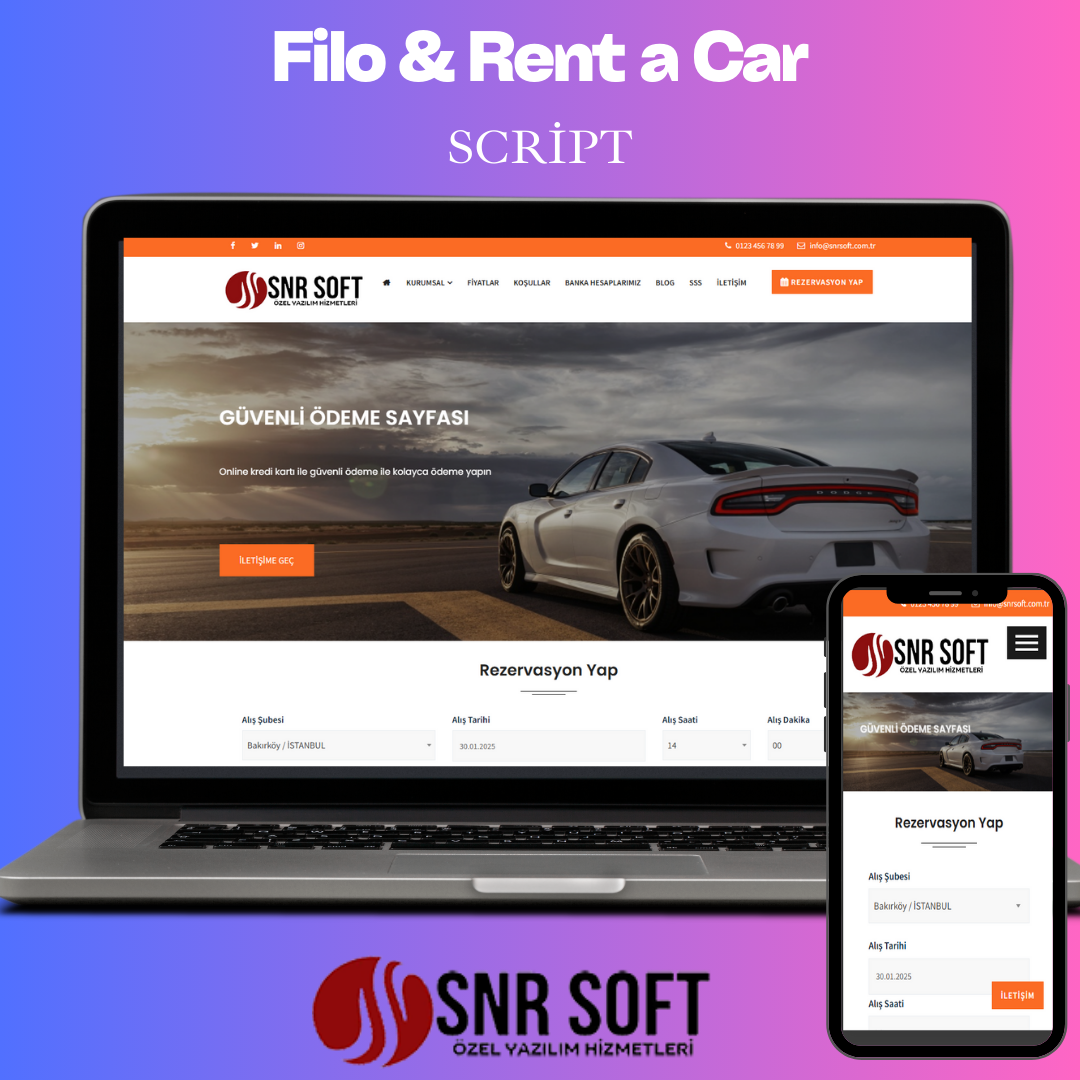 Rent A Car Web Sitesi Scripti