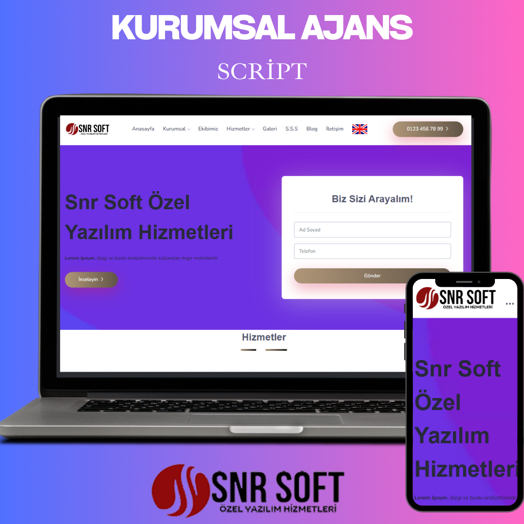 Çok Dilli Kurumsal Web Sitesi Scripti v32