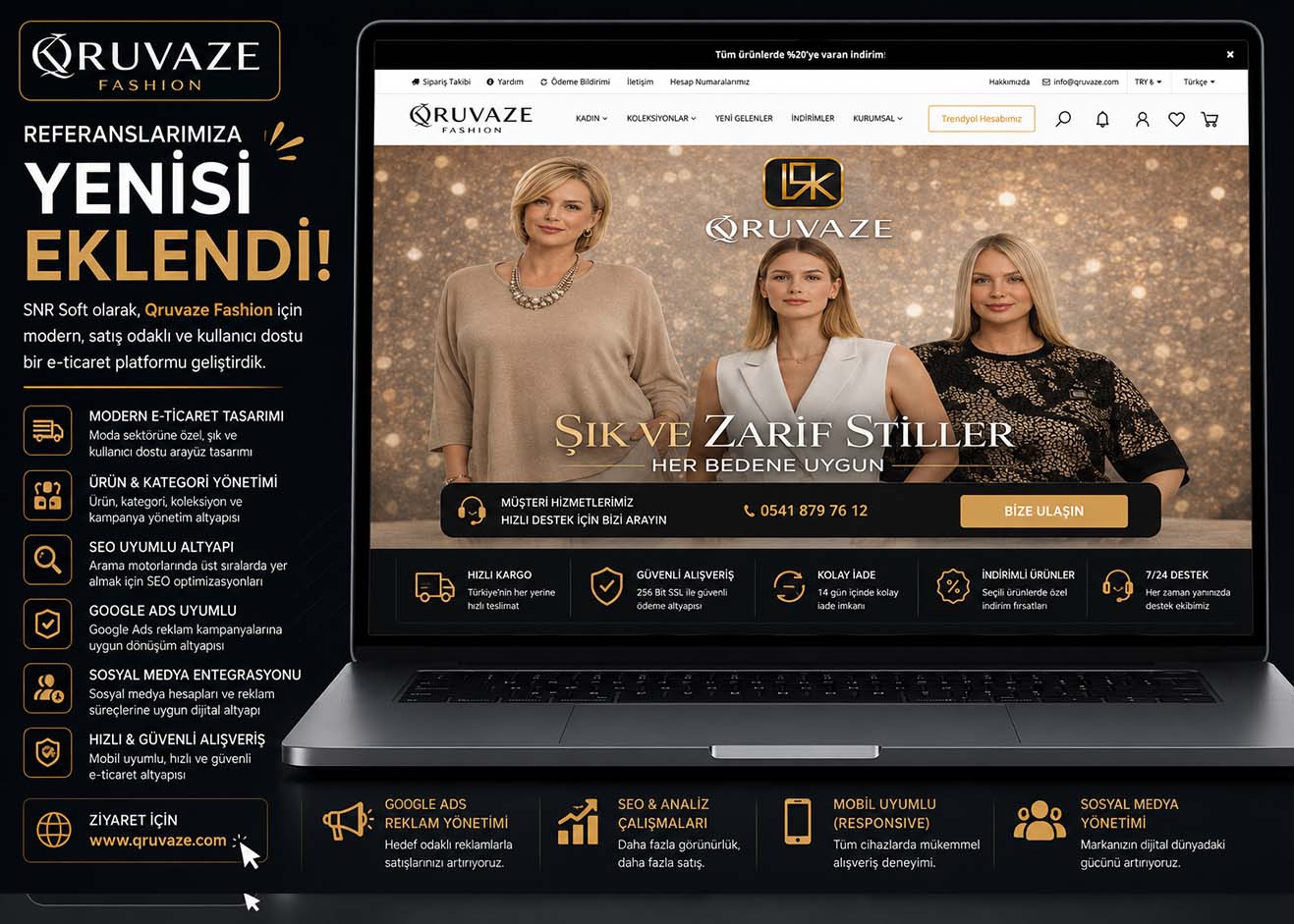 QRUVAZE FASHİON Proje Görseli