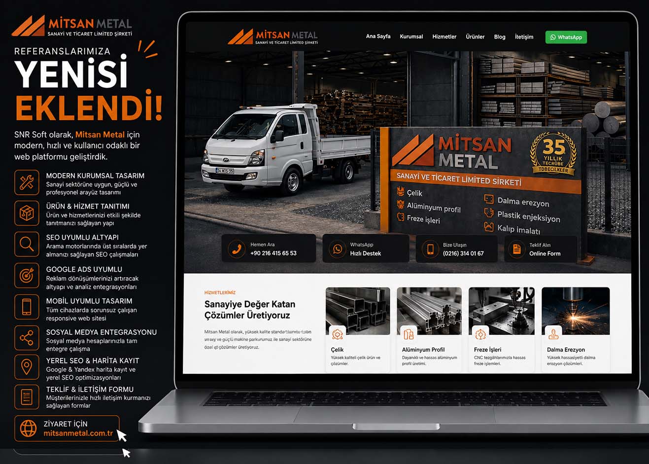 MİTSAN METAL Proje Görseli