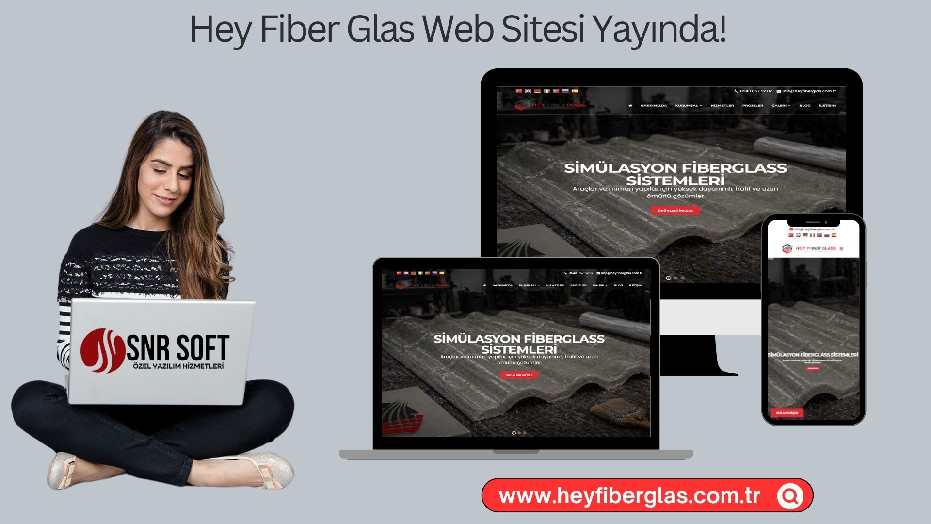 Hey Fiberglas Kurum Web Sitesi